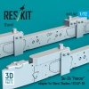 RESKIT RS72-0587 Su-24 Fencer adapter for Storm Shadow / SCALP-EG (2 pcs) (3D Printed) 1/72